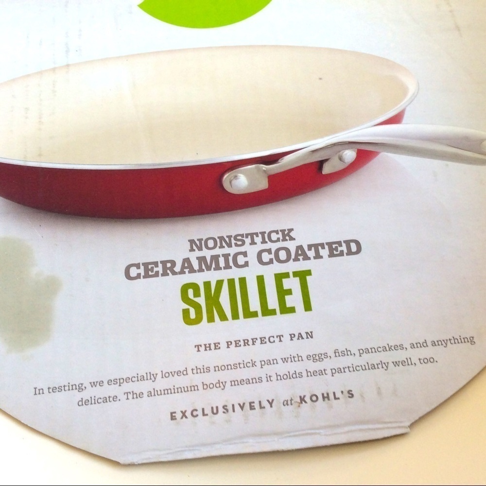 Food Network 10” Ceramic Coated Skillet frying pan fry